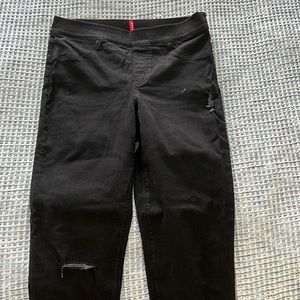 Brand New Never Worn Black Size L Spanx Denim